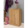 Mobel Oak Furniture Shoe Cupboard Rack COR20A